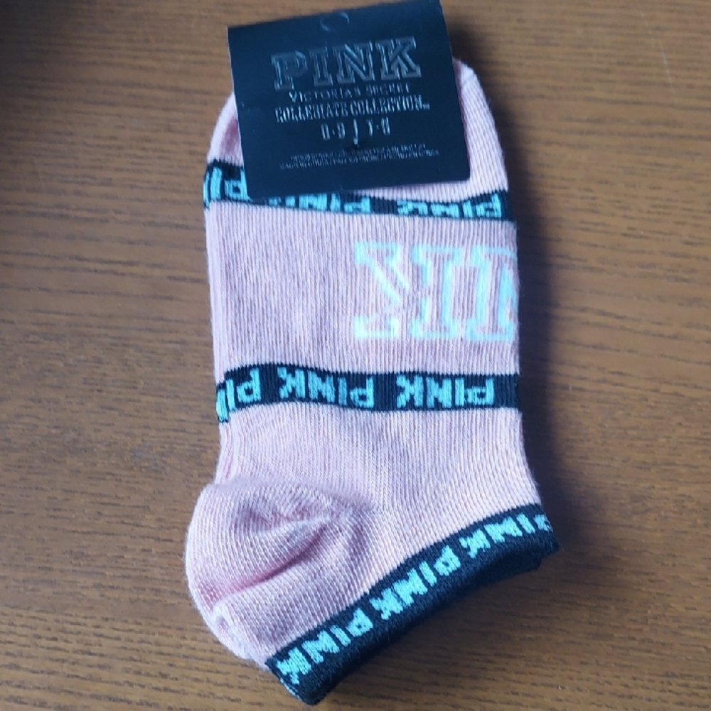 PINK Victoria's Secret Men’s Pink Low-Cut Socks - Light Pink